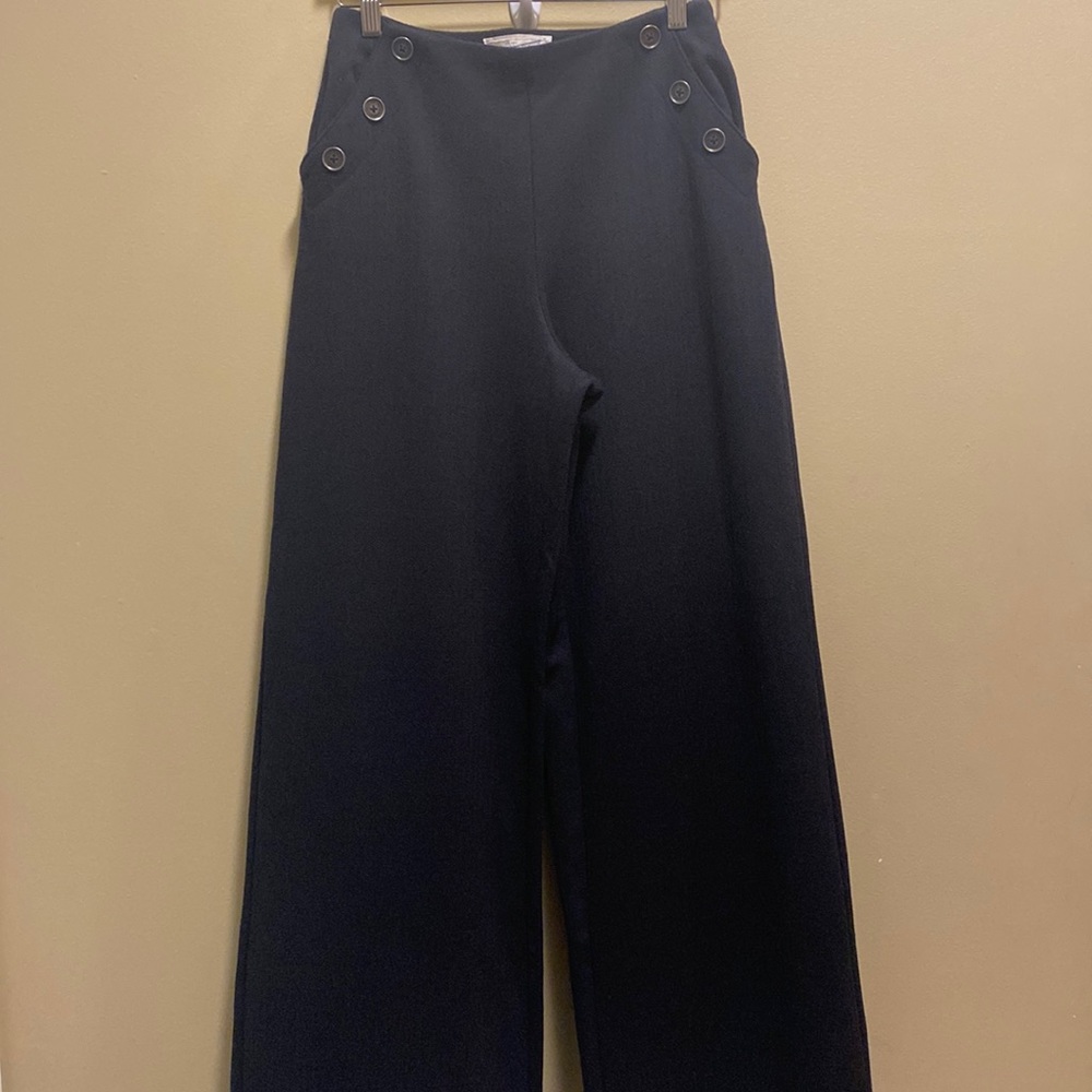 ✨BRAND NEW✨ ABERCROMBIE & FITCH NAVY BLUE TAILORED WIDE LEG PANTS